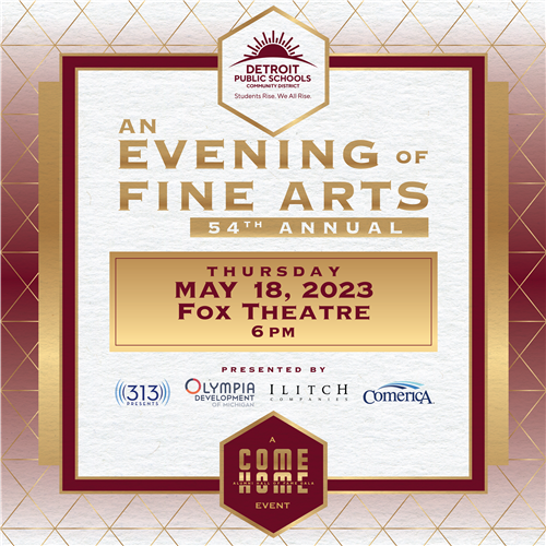 evening of fine arts May 18th flyer